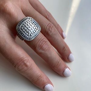 Anna Beck-inspired silver ring | size 6.5-7 fit